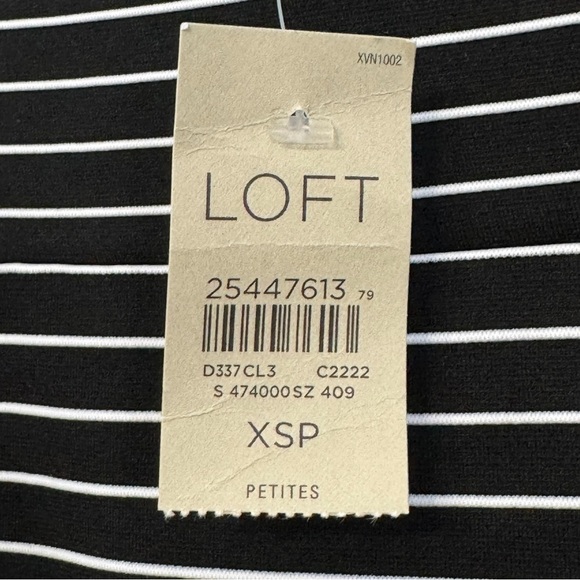NWT LOFT Petite Striped Tie Front Skirt | XSP - Picture 3 of 6
